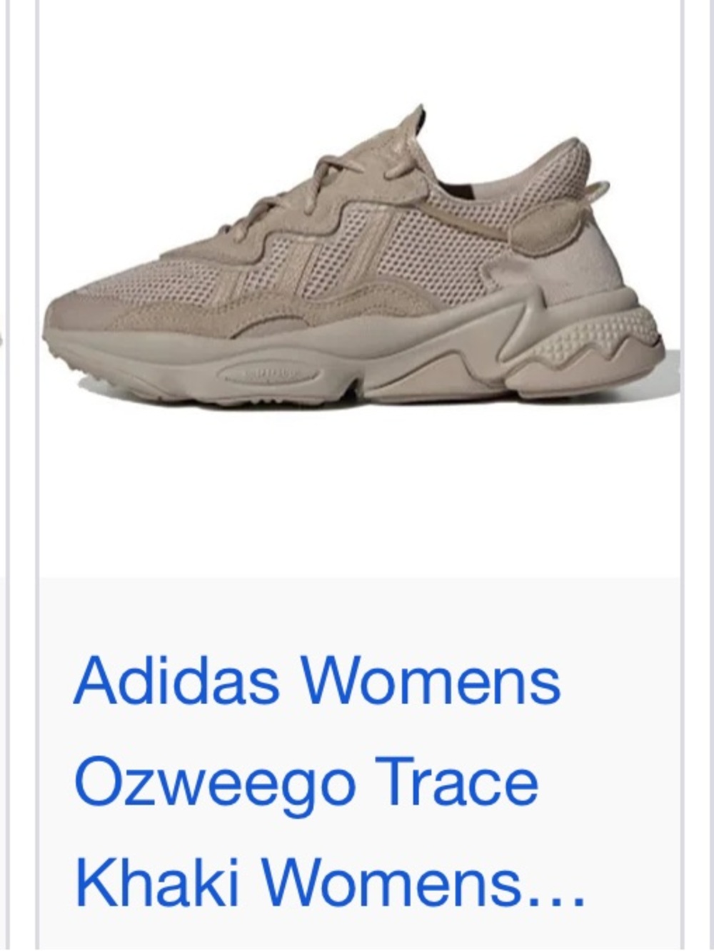 Adidas Womens Ozweego Trace Khaki shoes - Picture 8 of 8